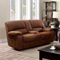 WAGNER GLIDER LOVE SEAT W/ LEATHERETTE 